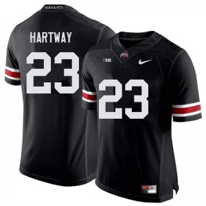NCAA Ohio State Buckeyes Men's #23 Michael Hartway Black Nike Football College Jersey ZPD5045GC